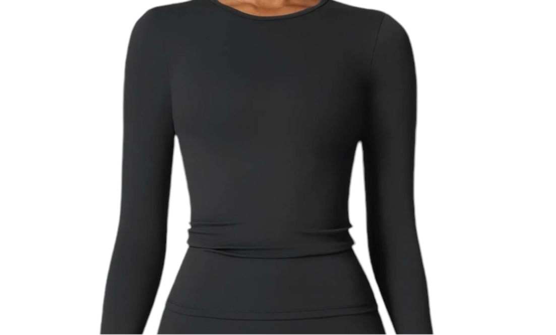 Dark Luxe Set long sleeve top