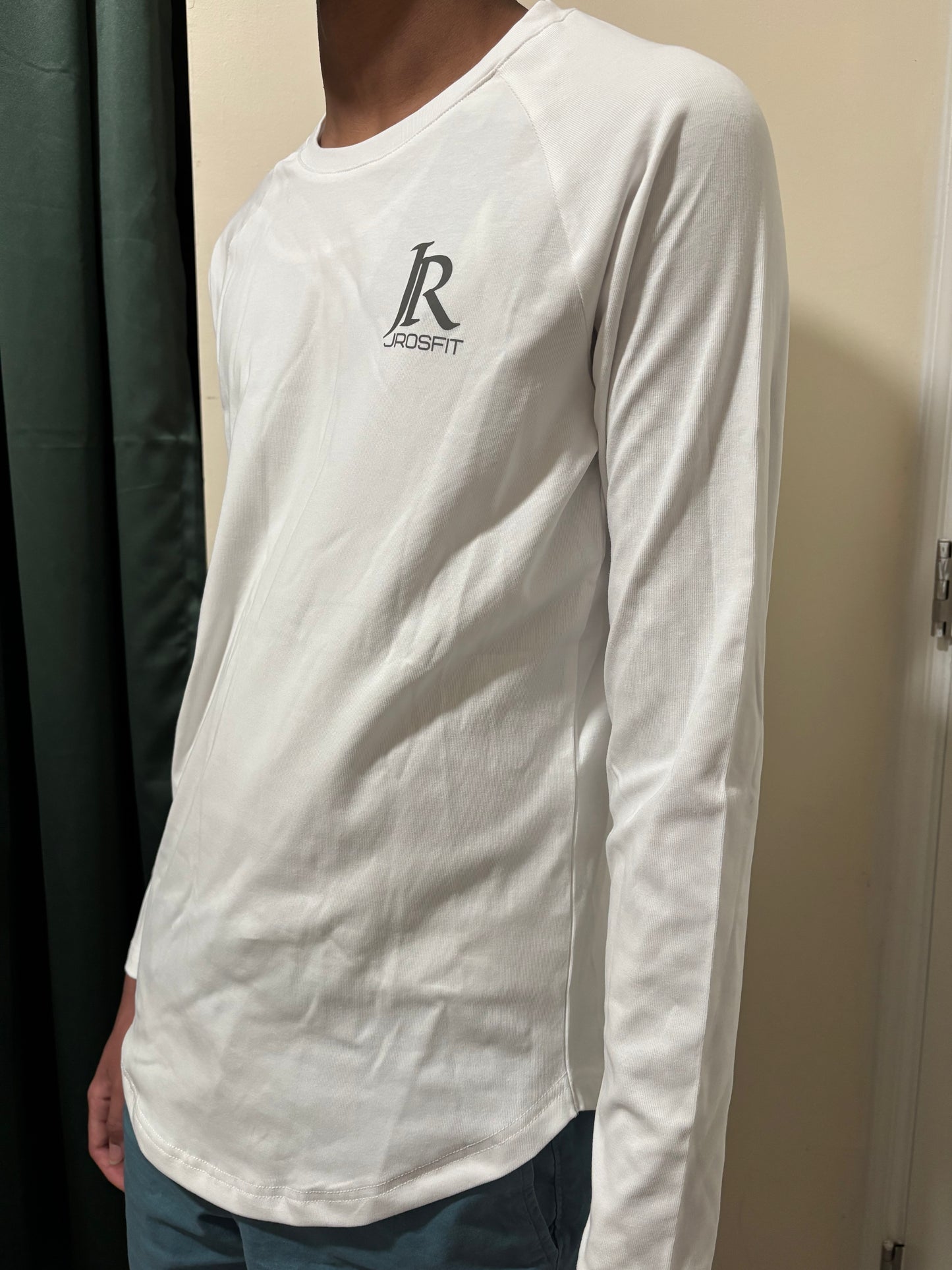 BreatheEasy White Long Sleeve Tee