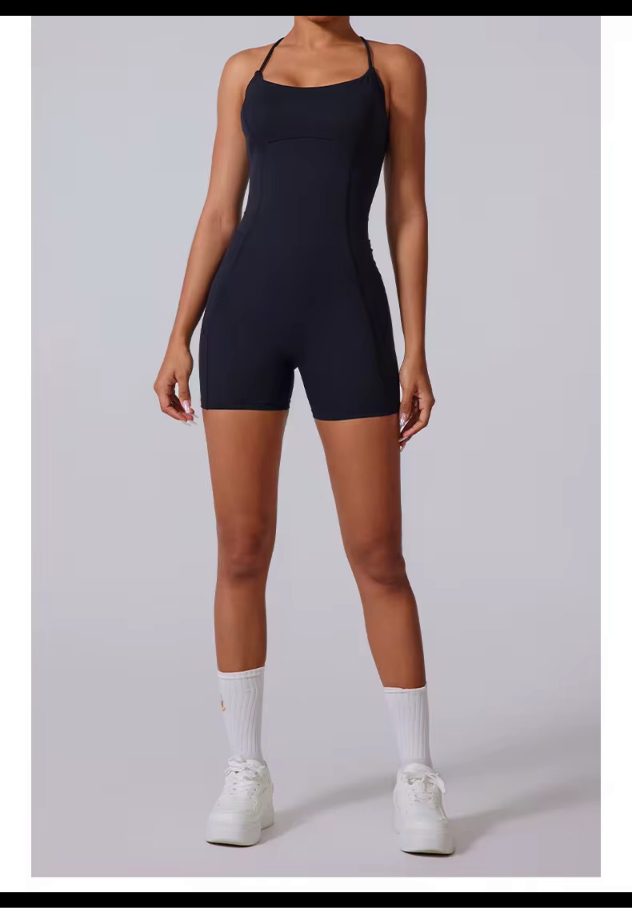 Butterfly cross romper