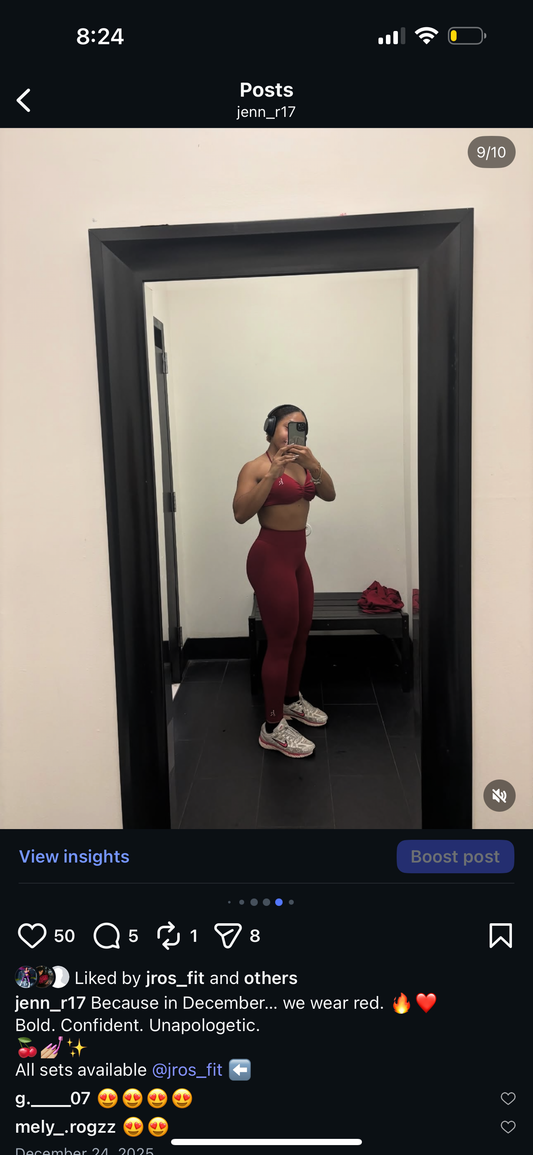Wine red set
