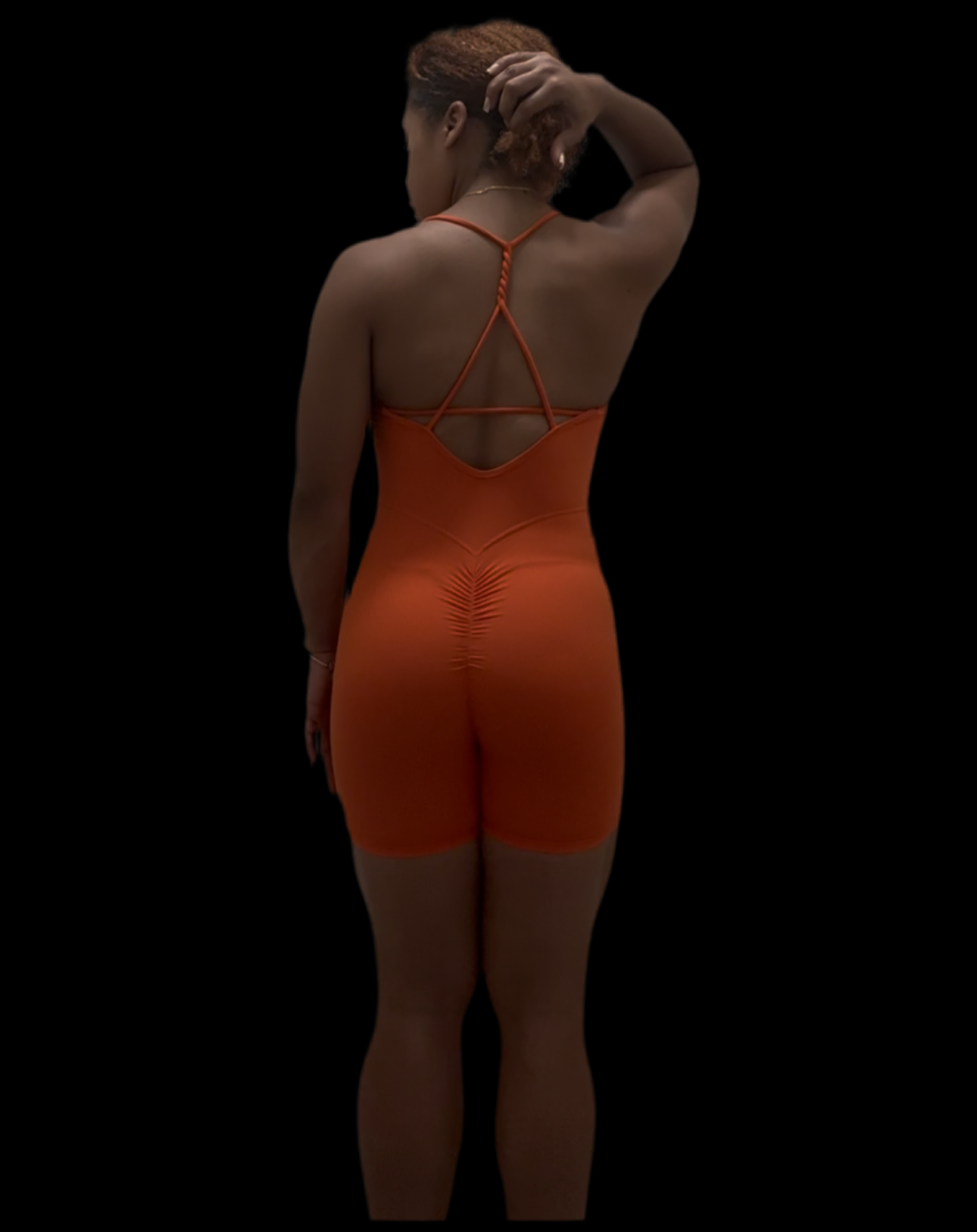 Butterfly cross romper