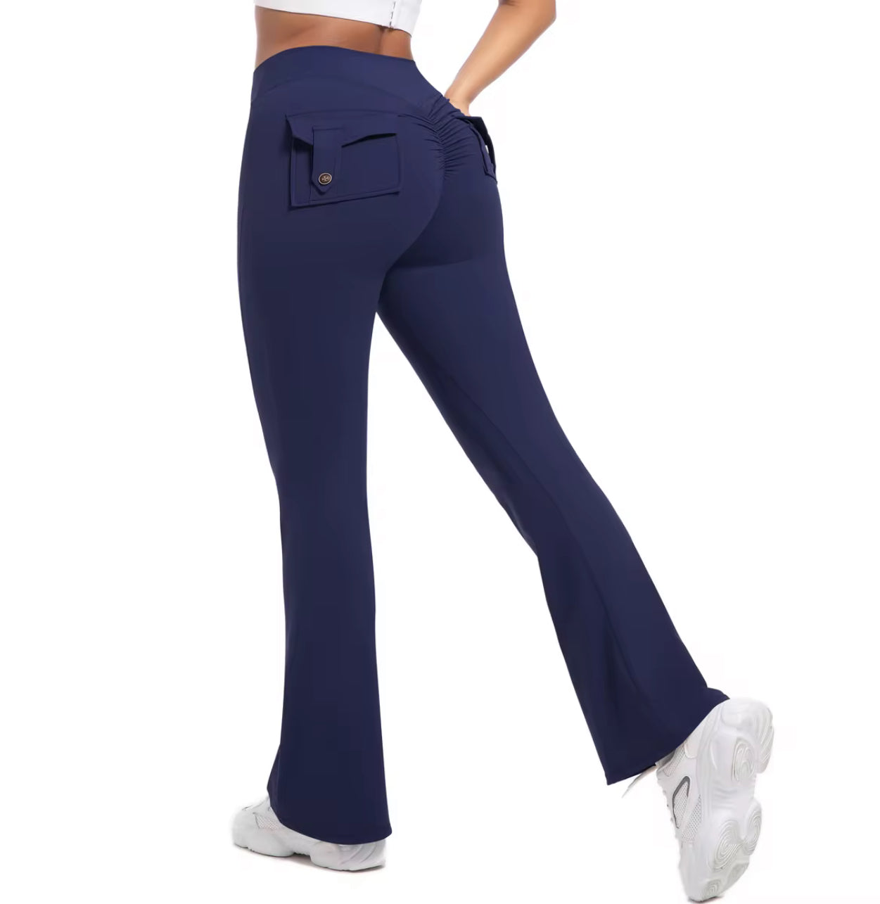 Onyx pocket wide leg leggings