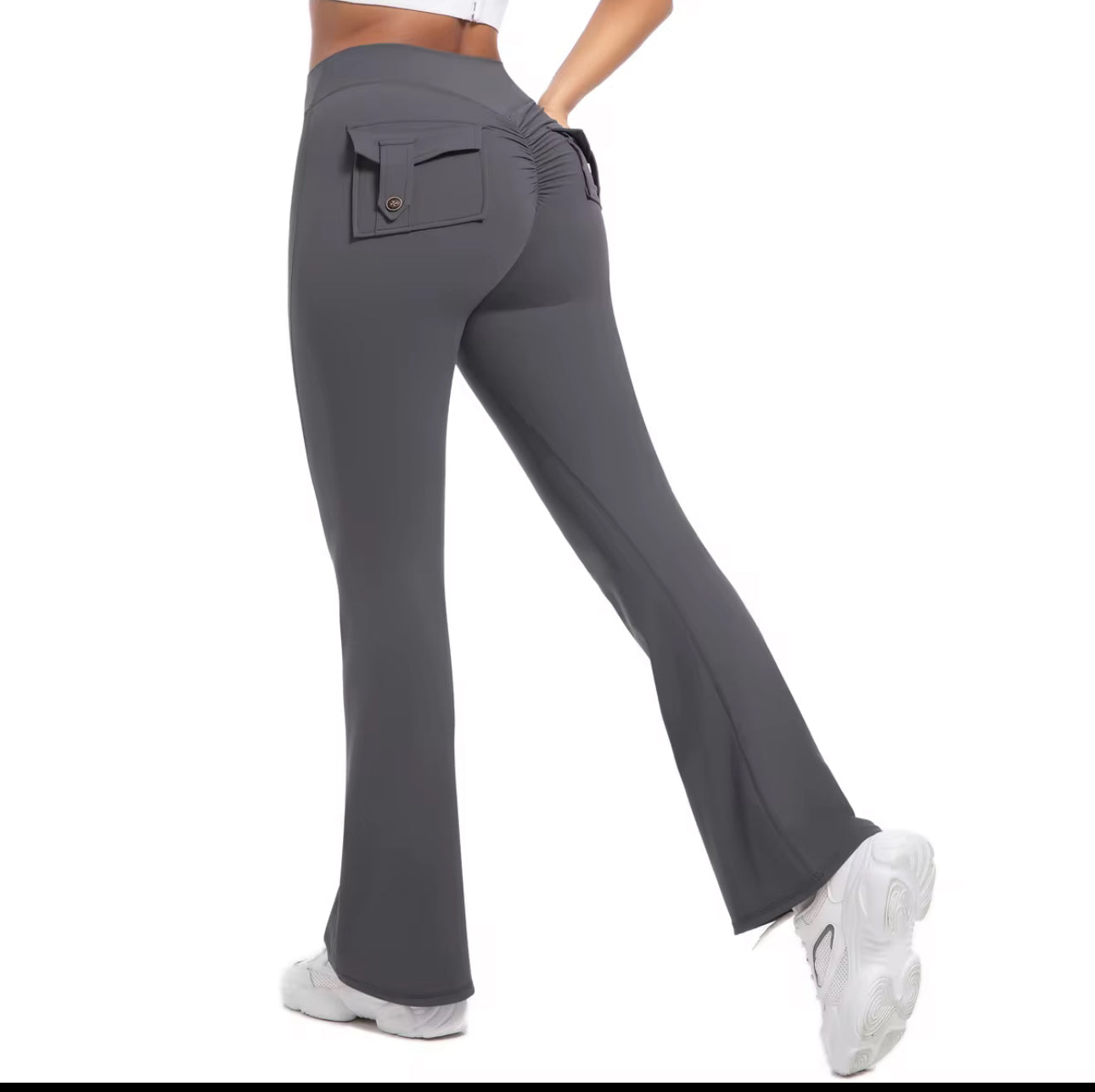 Onyx pocket wide leg leggings