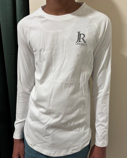 BreatheEasy White Long Sleeve Tee